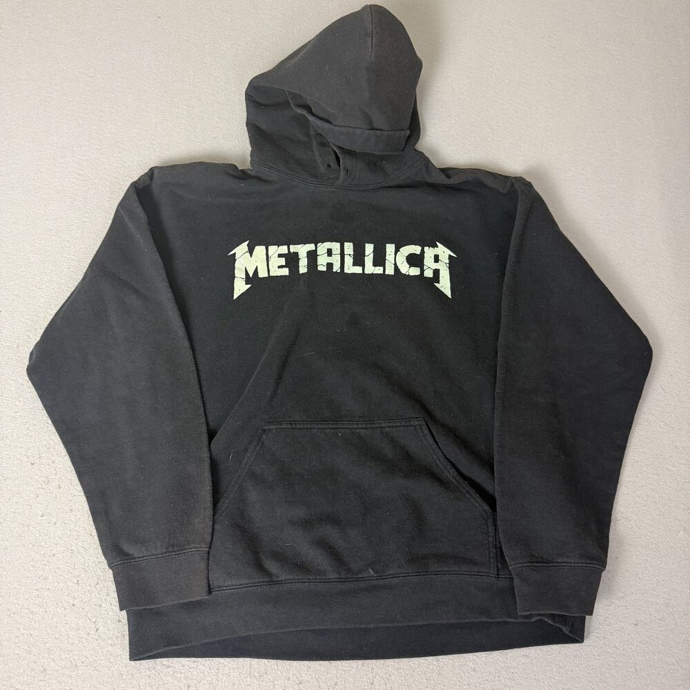 Metallica M72 Santa Clara 2025 Tour Hoodie Levi’s Stadium Black Pullover